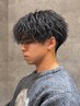 カット+スパイラル、波巻きパーマ¥11000