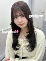 リルミー(Lilme) ミルクティーブロンド/ダークブルー/デジタルパーマ/名古屋