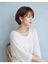 ユニット 蕨西口店(UNIT)&nbsp;ショートボブ髪型20代30代40代50代前髪あり前髪なし面長丸顔蕨駅