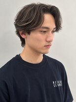 ルトワフクロマチ(Lutowa Fukuromachi)&nbsp;リバースセンターパート/ニュアンスパーマ/ダウンバング/メンズ