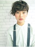 kumiko ×　ほんのり個性的ショート×プチ刈り上げ×アッシュ系