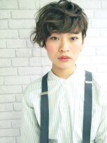 ナヌーク シブヤ(nanuk shibuya)&nbsp;kumiko ×　ほんのり個性的ショート×プチ刈り上げ×アッシュ系