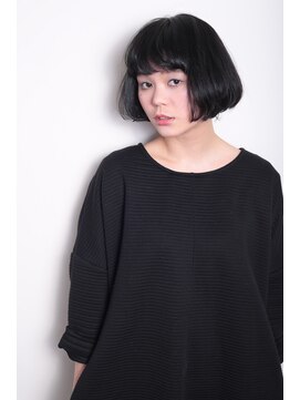 リアン(Lian) 黒髪ウエットボブ
