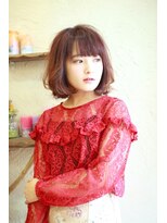 トヌコア ルア 下北沢店(TONUKOA RUA)&nbsp;【TonukoaRua】パールバイオレットと抜け感ミディ