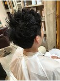 大人のツーブロック