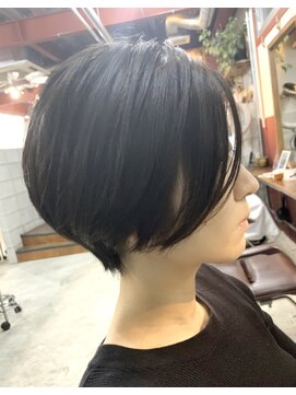 ルーファス 恵比寿 渋谷(Ruufus) 大人女子黒髪ハンサムショート【Ruufus恵比寿渋谷】3159