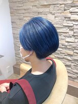 ヘアアンドメイク オプシス(Hair&Make OPSIS) ダブルカラーで作る！　彩度高めの”THE・ブルー”♪