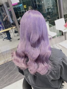 ワンズミラー 原宿(ONE'S MIRROR) ショッキングパープルカラーベイビーピンクカラー