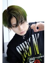 リップスヘアー 銀座(LIPPS hair) セクションライトグリーン