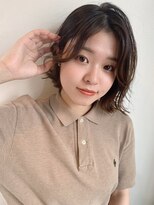 アンニュ(annuy) 大人っぽ外ハネ×暗めベージュカラー