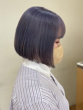 ヨハ ヘア パートナー(YOHA hair PARTNER) ◎シルバーパープル◎ハイトーンカラー @shoki_yoha