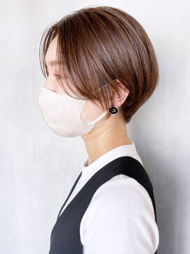 アイティーバイアルバム 下北沢店(IT by ALBUM) エアリーショート_マッシュショートアースカラー_ba345242