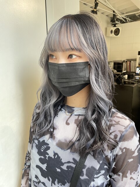 【GUEST_STYLE 】silver #ケアブリーチ#インナーカラー