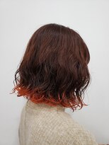 アーシェ 横浜店(A'SHE) 裾カラー オレンジ