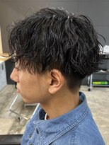 ニアウ 伊勢崎連取店(Niau)&nbsp;メンズマッシュパーマツイストスパイラルパーマ波巻きパーマ