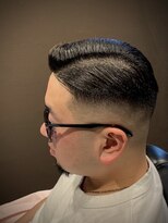 ヒロギンザバーバーショップ 大宮店(HIRO GINZA BARBER SHOP)&nbsp;7:3アイパースキンフェード/大宮/メンズカット/バーバー