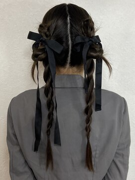 ヘアセット専門店 ナゴミ 渋谷店(nagomi) 三つ編みツイン