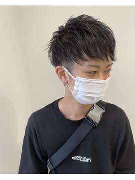 ファブフォー(FABFOR) ブルーブラック×ショートスタイル