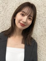 ジョエミバイアンアミ(joemi by Un ami)&nbsp;★くびレイヤーエモージュ前髪薄めバング小顔カット大人ガーリー