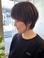 ビューエヒメ(VIEW EHIME)&nbsp;大人ラフウェーブ20代30代40代ボブブラウンスウィングショート