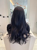 カイム ヘアー(Keim hair) ブルーブラック/ネイビー/ブルージュ/抜け感ロング/透明感/韓国