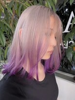 イエナ 渋谷(IENA)&nbsp;エンドカラーグラデーションカラー裾カラー金髪ココアベージュ