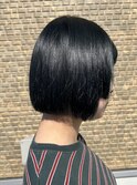 切りっぱなしボブ