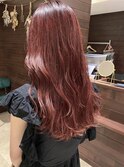 秋色人気のレッド系カラー×艶髪ロングスタイル★中村大輔