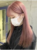 ミルクティーベージュダブルカラーケアブリーチインナーカラー