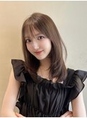 レイヤーカット/韓国ヘア/顔まわりカット/銀座