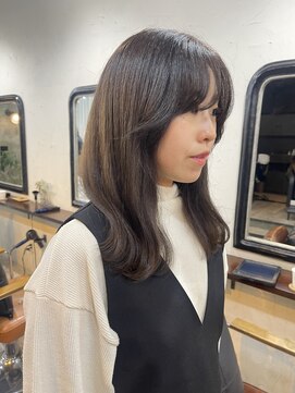 エトネ ヘアーサロン 仙台駅前(eTONe hair salon) ［ eTONe ］ぷつっとミディ ×  mint beige