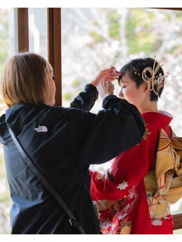 フェリーク ウジヤマダ(feerique UJIYAMADA)の写真/成人式・婚礼・七五三・卒業式など、前撮りから式当日のお支度まで経験豊富なスタッフがご対応いたします！