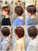 ミニボブ・ショートスタイル集