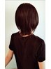 学生ストレート（一人で座れる小中高生）カットスタイリング込