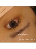 【目尻流しデザイン】メーテルロットパーマ上下SET
