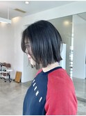 切りっぱなしボブ