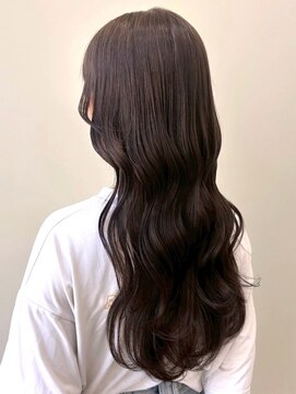 ユニバイリサ 天神大名店(uni by risa) アッシュベージュ 髪質改善 ダメージレス 20代 ロング