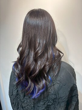 インナーブルー/インナーカラー/デザインカラー