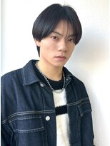 カバーヘア ブリス 北浦和(COVER HAIR bliss)&nbsp;メンズボブ◎黒髪韓国風マッシュ/メンズカット大人メンズp北浦和