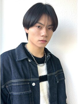 カバーヘア ブリス 北浦和(COVER HAIR bliss) メンズボブ◎黒髪韓国風マッシュ/メンズカット大人メンズp北浦和