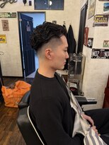 ブロートーキョーバーバーショップ 神田店(Bro Tokyo BARBERSHOP)&nbsp;極道パーマ×スキンフェード