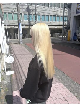 ミュー(Mu) ホワイトブロンド 抜きっぱなしブロンド