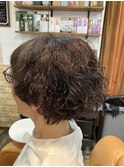 お白髪活かしぼかしケアカラー＋カット