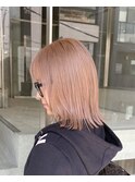 ミルクティーベージュダブルカラーケアブリーチハイトーンカラー