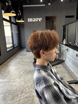 マーレ 宇部店(MARE) ブラウン×緩めパーマ