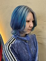 ウリ 横浜(uli)&nbsp;デザインカラー×ショートウルフ