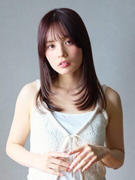 アース 焼津店(HAIR&MAKE EARTH) 髪質改善×レイヤーカット×カシスブラウン