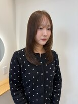 ハニー 町田(HONEY)&nbsp;ミディアムレイヤー/顔周りレイヤー/ミディアムカット