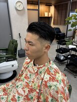 オールマンバーバーショップ 流山おおたかの森(Allman Barbershop)&nbsp;リバースセンターパート/ニュアンスパーマ/ダウンバング/流山