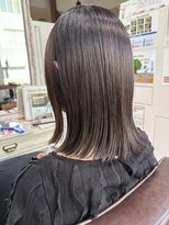 ハナビ(hanabi)&nbsp;40代/髪質改善白髪染め/髪質改善縮毛矯正 /耳掛けミディアム